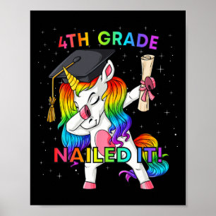 Poster Dabbing Unicorn 4 De Julho Girls Kids Teens Ameri