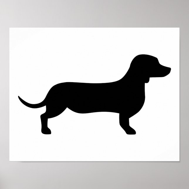 Pôster Dachshund (Frente)