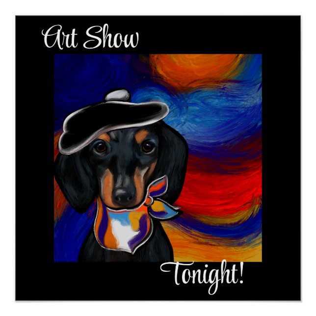 PÔSTER DACHSHUND (Frente)