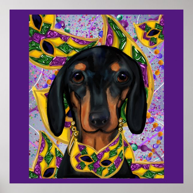 Poster Dachshund (Frente)