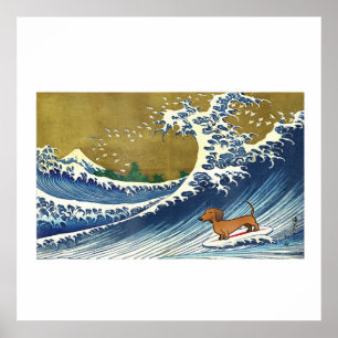 Poster Dachshund - Cachorro-Vendedor