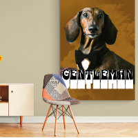 Dachshund Dog Gentleman