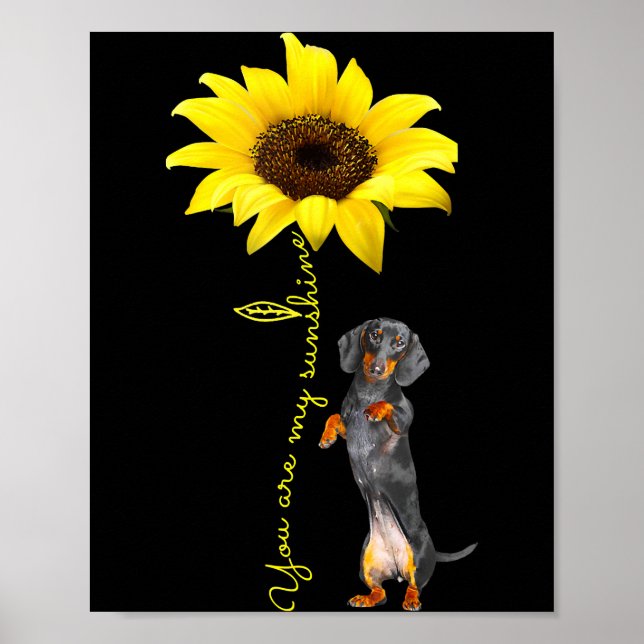 Poster Dachshund Doxie Wiener Dotson Mamãe Mama Gift (Frente)