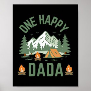 Poster Dada um feliz campista aniversário de 1 ano de cam