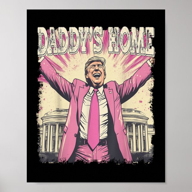 Poster Daddys Home Trump Funny Daddys Home (Frente)