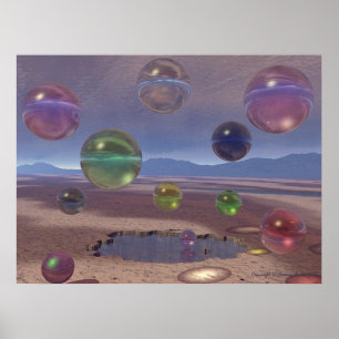 Pôster Dado ao vidro