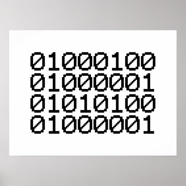 POSTER DADOS BINÁRIOS (Frente)