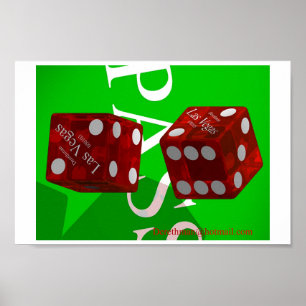 Pôster Dados de Las Vegas mim (impressão)