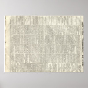 Poster Dados de Thaddeus Stevens, tribuna 8/14/1868 de