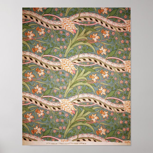 Pôster Daffodil Chintz', 1875 (Frente)