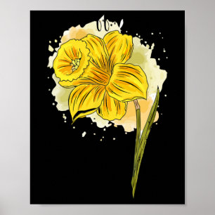 Poster Daffodil Daffodils Flores Primavera Floral Da