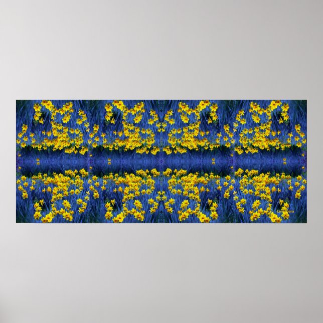 Pôster Daffodils Refletindo (Frente)