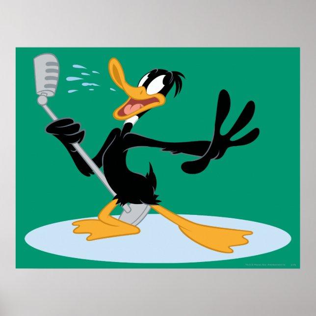 Poster DAFFY DUCK™ Cantando (Frente)