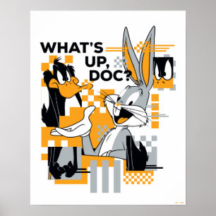 Poster DAFFY DUCK™ & INSETOS BUNNY™ Glitch