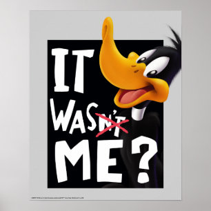 Pôster DAFFY DUCK™ - Não fui eu / fui eu