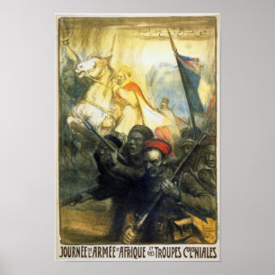 Pôster d'Afrique de Journee de l'Armee (canvas)