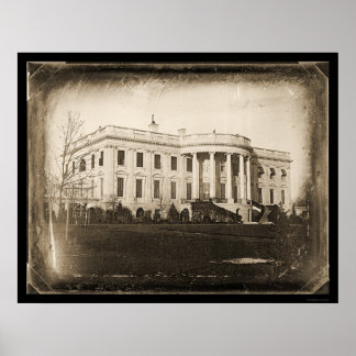 Poster Daguerreótipo 1846 da Casa Branca