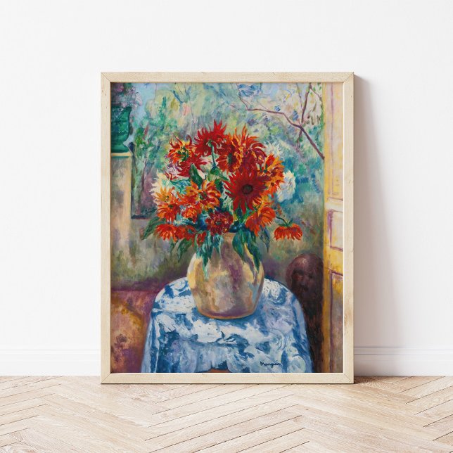 Poster Dahlias, Santo-Tropez | Henri Manguin (Criador carregado)