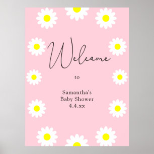 Poster Daisies - Conselho de espuma bem-vindo