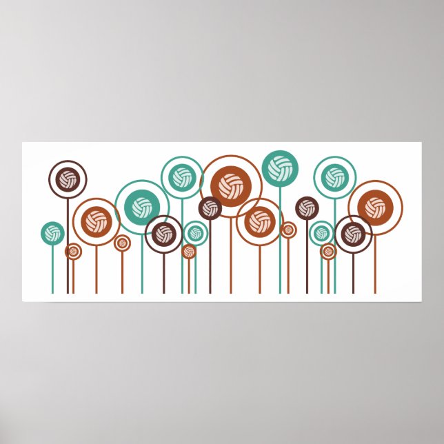 Pôster Daisies de Voleibol (Frente)