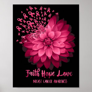 Poster Daisth Faith Esperança Ama Fluxo de Consciência do