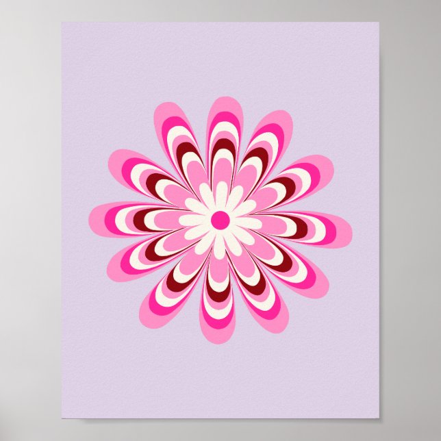 Poster Daisy 03 Lavanda (Frente)