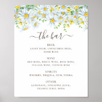 Daisy. Bar de bebidas para casamentos de guião flo