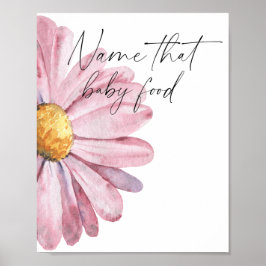 Poster Daisy, dê o nome da comida