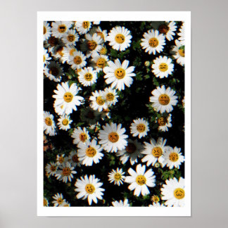 Poster Daisy Emoji Faces