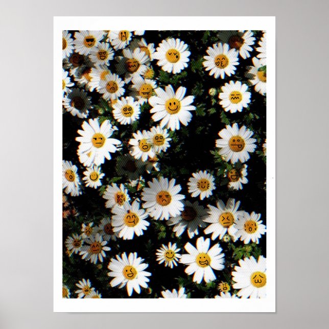 Poster Daisy Emoji Faces (Frente)