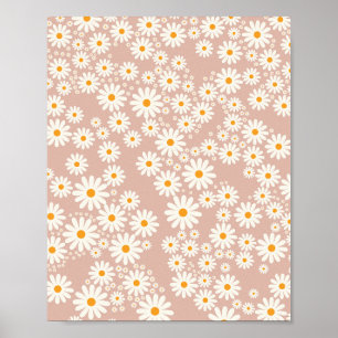 Poster Daisy Garden 11 Pastel Neutro