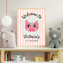 Daisy Gatinho Face Purr-fect Festa de aniversário