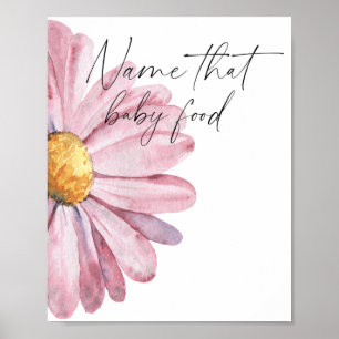 Poster Daisy - nome daquele alimento para bebê