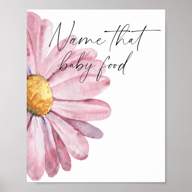 Poster Daisy - nome daquele alimento para bebê (Frente)