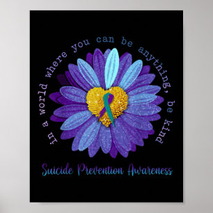 Poster Daisy Seja Gentil Prevenção ao Suicídio Conscienti