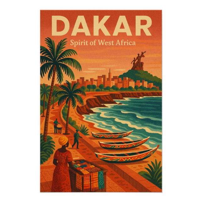 Pôster DAKAR – Espírito da África Ocidental (Frente)