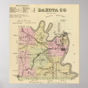 Poster Dakota County, Nebraska