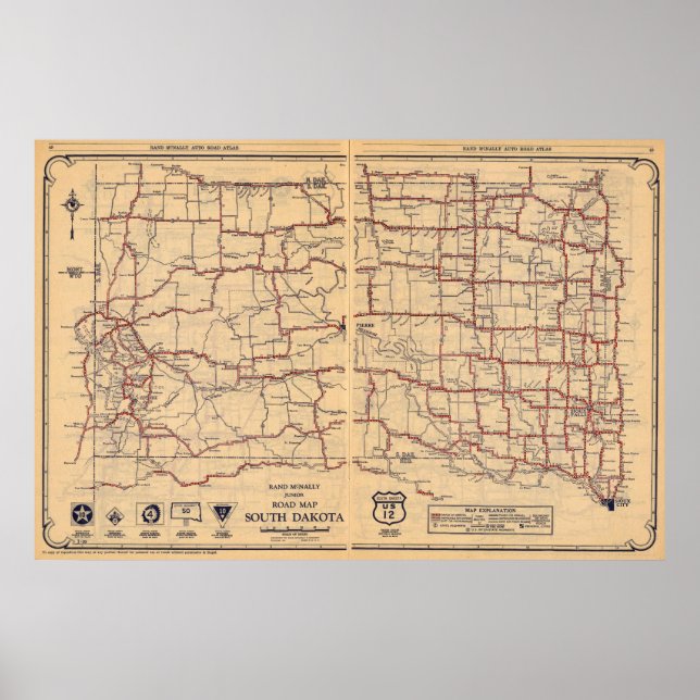 Pôster Dakota do Sul (Frente)