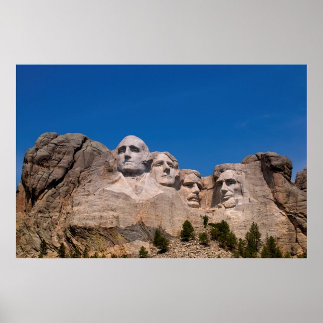 Pôster Dakota do Sul, Keystone, Monte Rushmore (Frente)