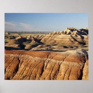 Pôster Dakota do Sul, Parque Nacional Badlands, Badlands