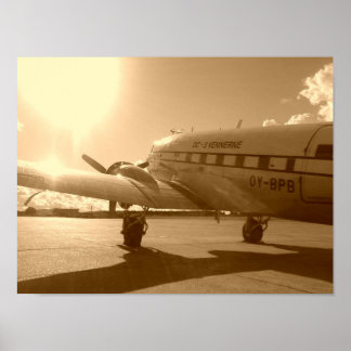 Pôster "Dakota Longing For The Sky In The Night Sun"