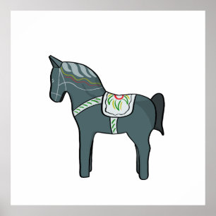 Poster Dala horse