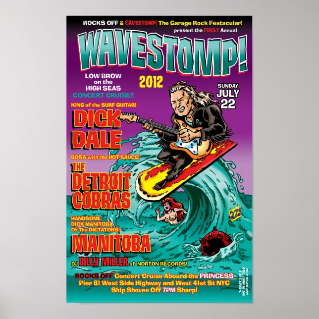 Poster DALE WAVESTOMP 2012 (Frente)