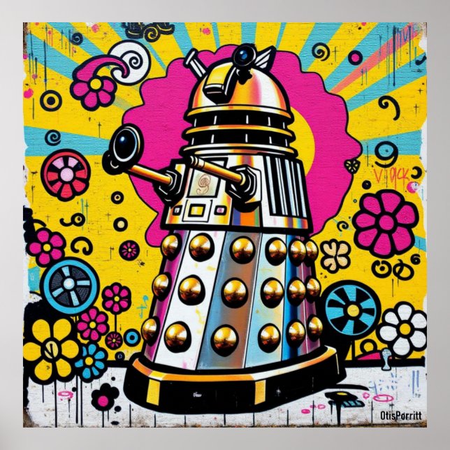 POSTER DALEKS OF LOVE-2 (Frente)