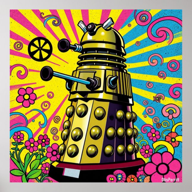 POSTER DALEKS OF LOVE-3 (Frente)