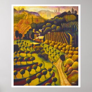 Poster Dalla finestra della bagno gotico