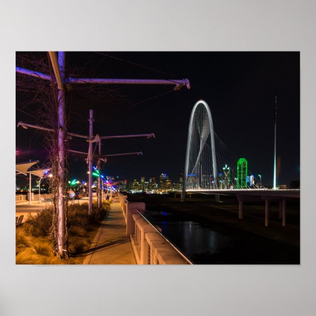 Poster Dallas Evening Walk (Frente)