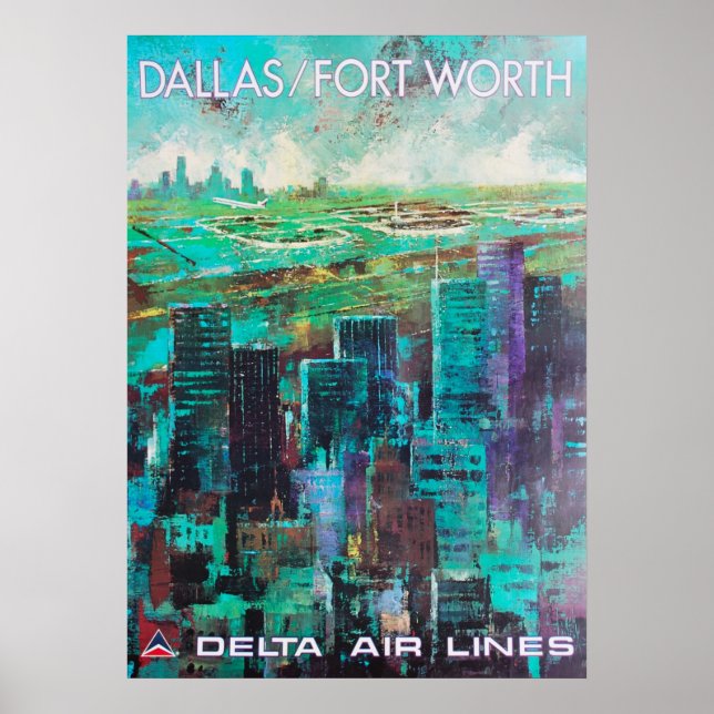 POSTER DALLAS FORT WORTH (Frente)