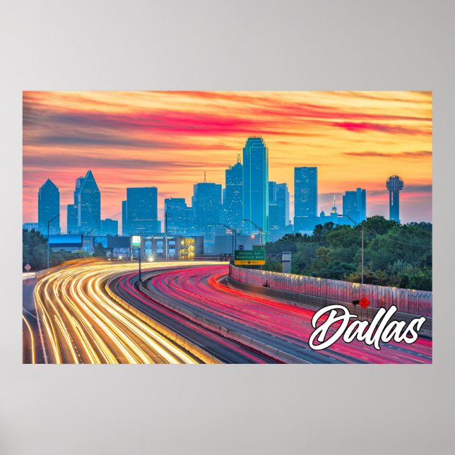 Poster Dallas, Texas, Estados Unidos (Frente)