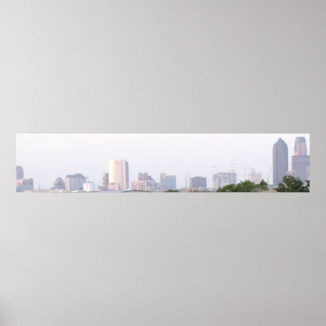 Poster Dallas, Texas Skyline (Frente)